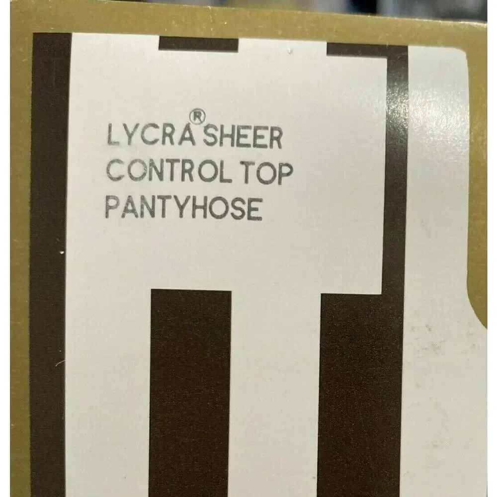 Vintage NWT Henri Bendel Pantyhose Size Medium Navy Blue Lycra Sheer control top